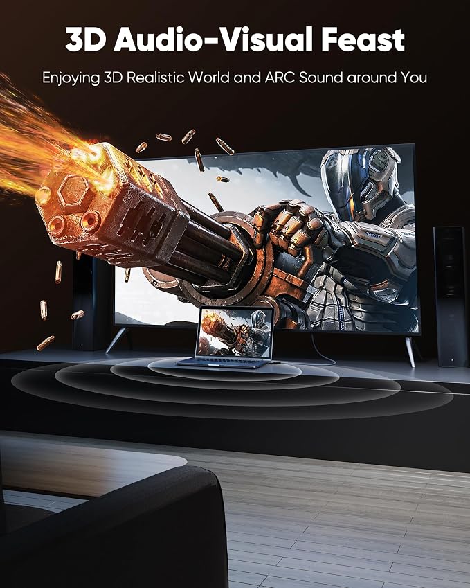 Highwings 4K Long HDMI 2.0 Cable 35FT/10m - Image 7