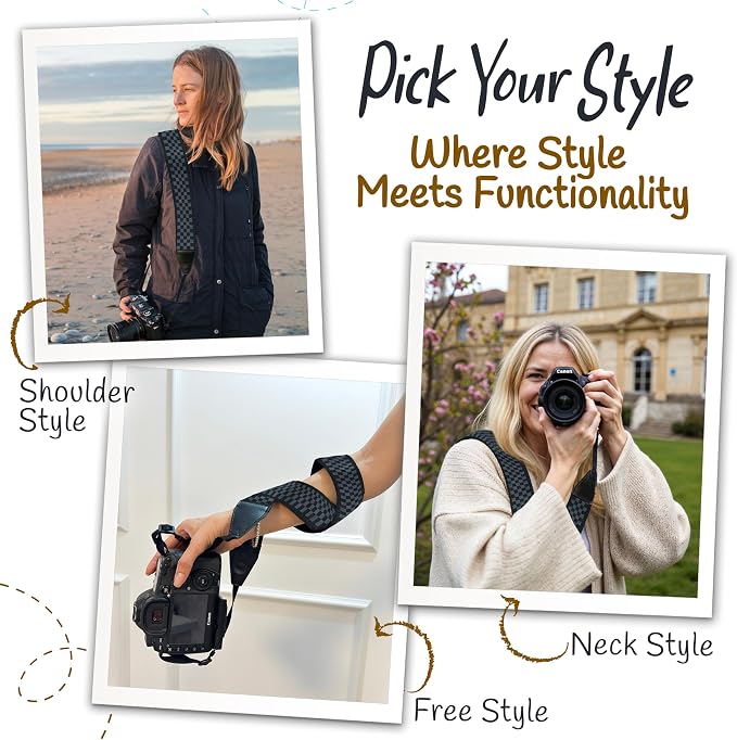 Art Tribute Camera Strap For Photographers Padded Universal Fit Neck Shoulder & - Image 6