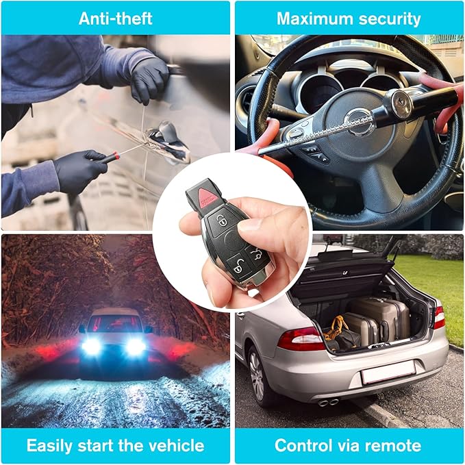 Car Key Fob Keyless Entry Remote 315MHz YZ3312 IYZ3317 - Image 3
