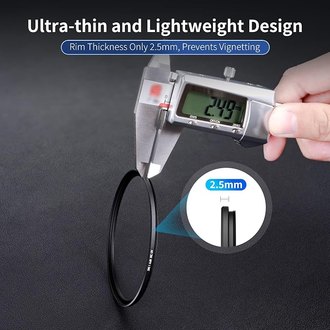 JJC 67mm Ultra-Low Reflectivity UV Filter MCUV Lens Protection - Image 4