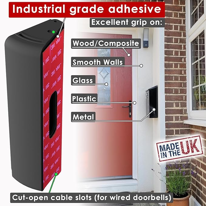 No Drill Adjustable Doorbell Angle Mount Compatible - Image 4