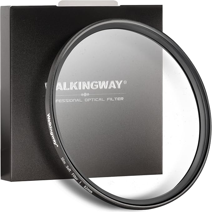 Walking Way 82MM White Pro Mist Diffusion Lens Filter, Dreamy Fog & Soft Glow by WalkingWay