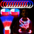 JOYIN 144 Pcs 4th of July Glow Sticks Bulk, Lightup Bracelet Necklace by JOYIN