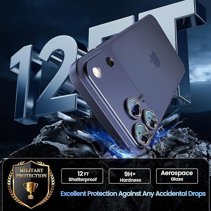 CACOE Camera Lens Protector for iPhone 17 Pro - Image 5