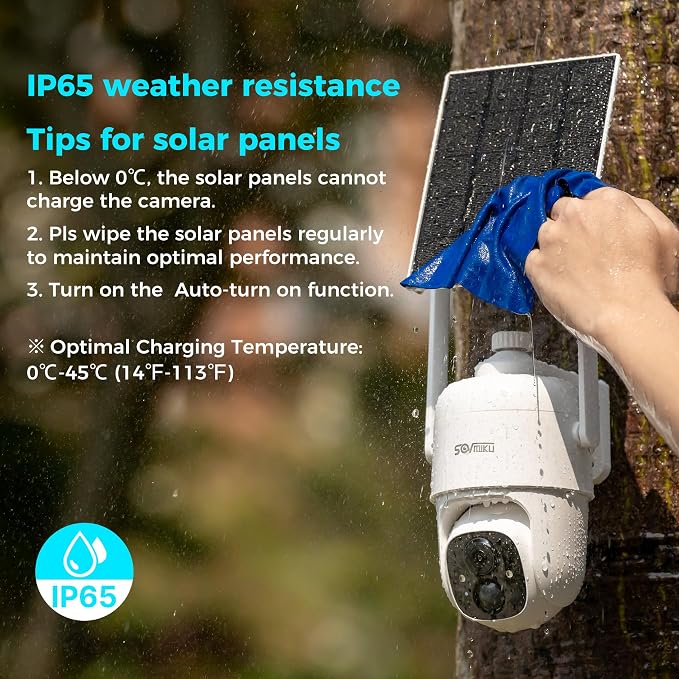 Vicohome 2CQ1 AI 2K Solar Security Camera Wireless Outdoor, Battery Powered - Image 7