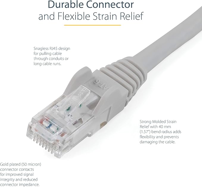 StarTech.com 6 ft. CAT6 Ethernet Cable - Image 3