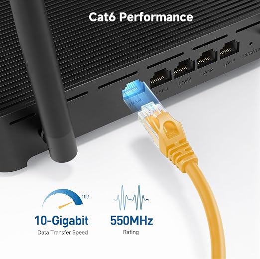 Cable Matters 10Gbps Snagless Cat 6 Ethernet Cable - 25ft - Image 3