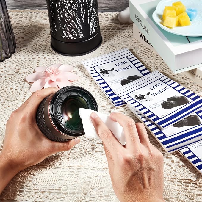 Outus 1000 Pcs Lens Cleaning Paper Tissue and 2 Double Sided Cleaning - Image 5