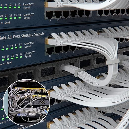 Folishine Cat 7 Ethernet Cable 30 ft, High Speed Internet Network Cable - Image 8