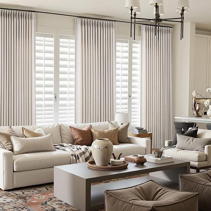 Memory Trained Pinch Pleated Curtains 120 Inches Long, Viral Linen Pinch Pleat - Image 4