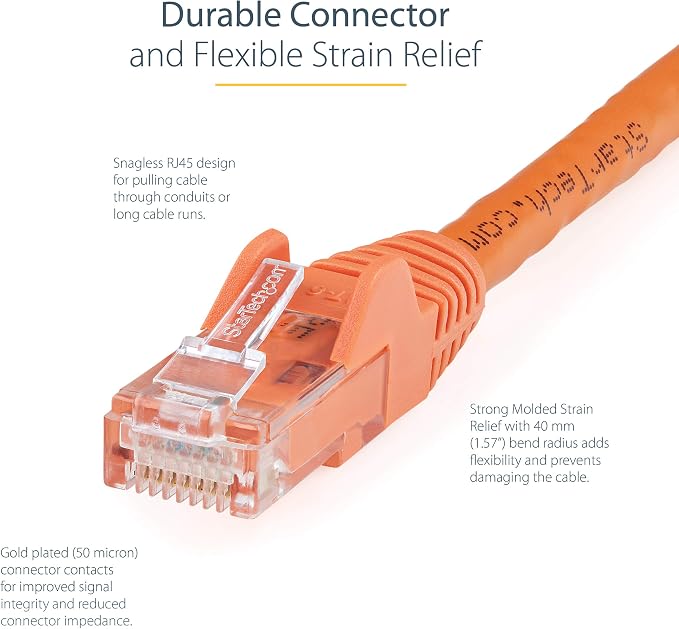 StarTech 6ft CAT6 Cable - Image 3