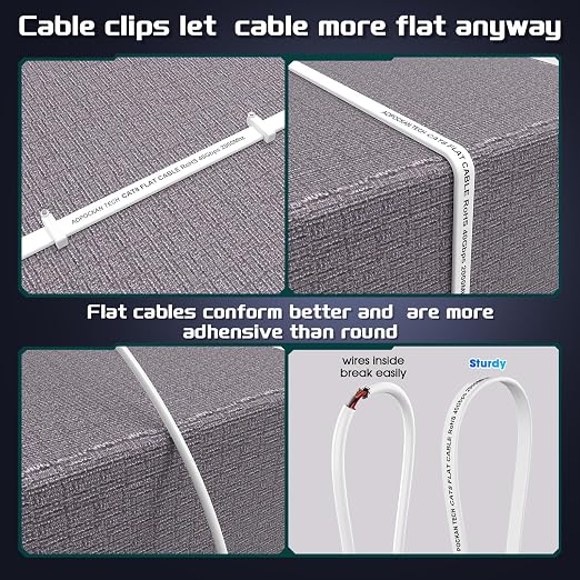 Cat 8 Ethernet Cable 30 FT, Heavy Duty High Speed 40Gbps 2000Mhz Internet - Image 5