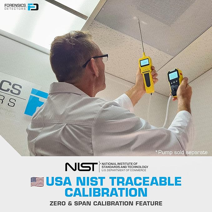 USA NIST Calibrated 4 Gas Monitor by Forensics | O2, LEL | USB Recharge | - Image 4