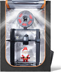 3D Printer Enclosure with LED Lighting, Fireproof Dustproof Tent Constant by YOOPAI