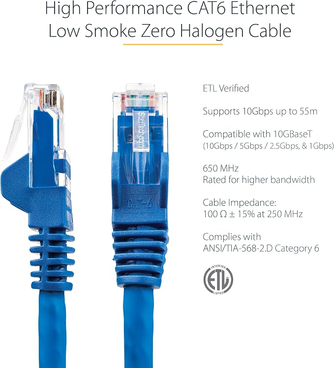 StarTech.com 6ft CAT6 Ethernet Cable - Image 2