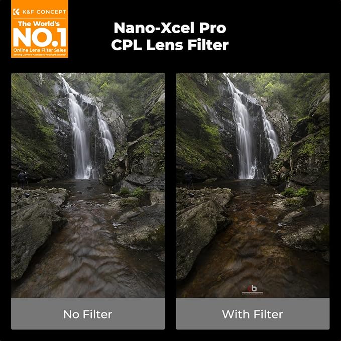 K&F CONCEPT 46mm Circular Polarizers Filter Super Slim - Image 2
