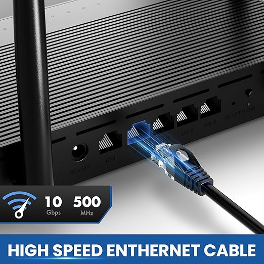 Cat 6 Ethernet Cable 8 Feet 6 Pack, Cat6 RJ45 Ethernet Patch Cables, High-Speed - Image 2