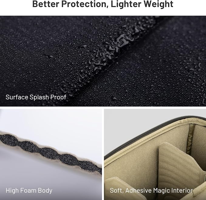 PGYTECH Small Camera Insert Bag, Waterproof Lens Pouch - Image 8