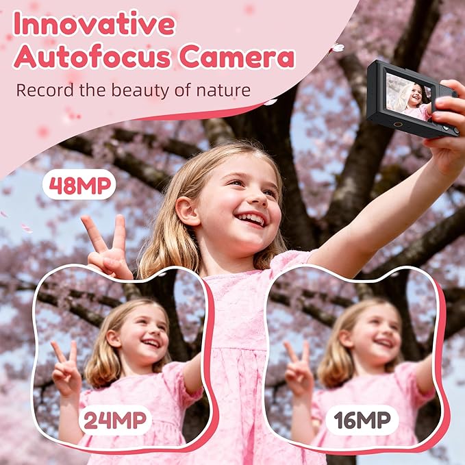 Digital Camera, FHD 4K Digital Point and Shoot Camera - Image 4