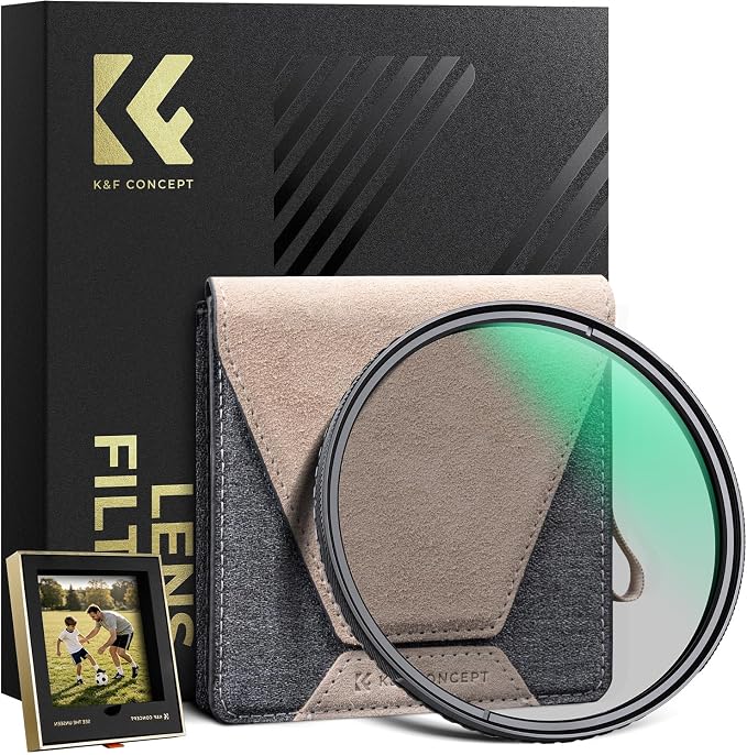 K&F CONCEPT 77mm Circular Polarizers Filter Super Slim by KFCONCEPT