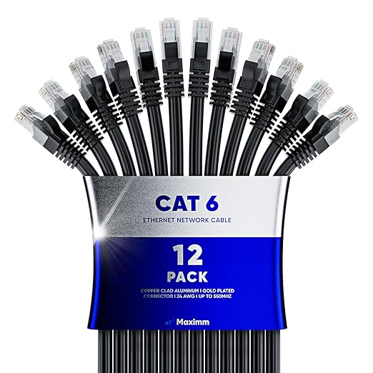 Maximm Cat 6 Ethernet Cable 50 ft by MaximmCable