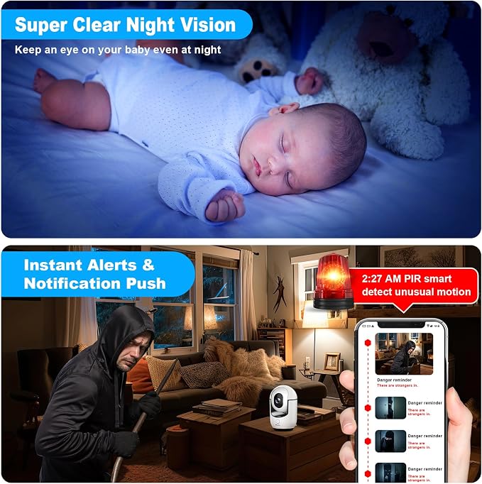 Cloarks Pan/Tilt Security Camera 1 Pack - Image 4