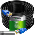 Cat5e Outdoor Ethernet Cable 250 Feet, Cat 5e Heavy Duty Internet Network LAN by Conable
