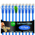 Cat6 Ethernet Patch Cable 1.5 ft, Cat6 Patch Cable by Lysymixs