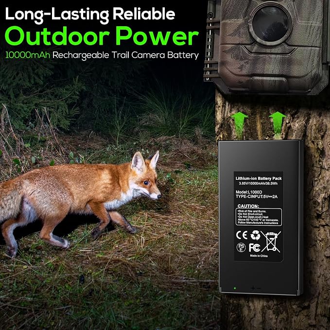 2 Pack 10000mAh Lithium Battery Pack - Image 2