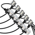 Cat6A Ethernet Cable 90 Degree Right Angled 16FT 5Pack, Flexible Slim & Ultra by Thzzhnno