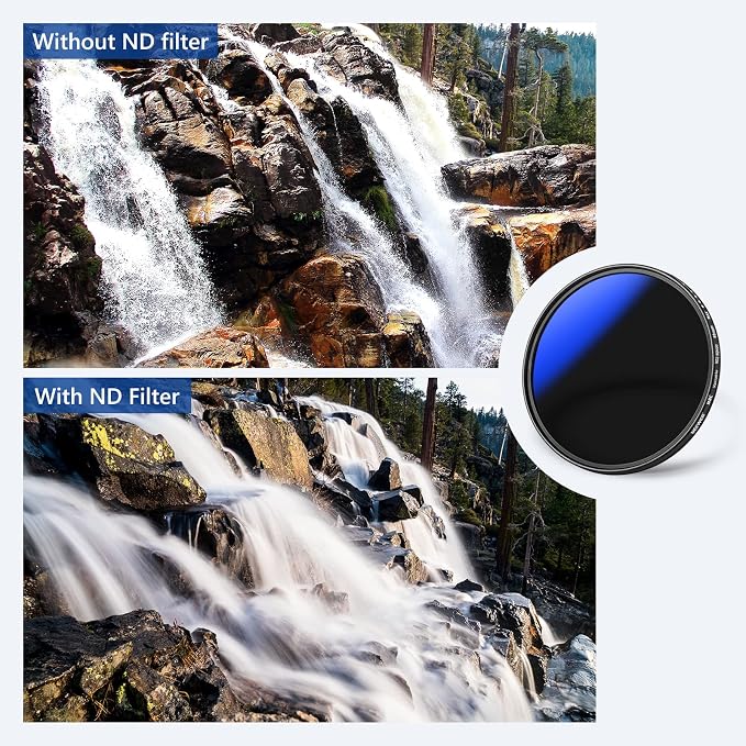 NEEWER 49mm Variable ND Filter ND2-ND400, Neutral Density Filter, Water and - Image 8