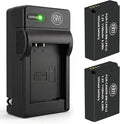 BM Premium 2-Pack of LP-E12 Batteries and Charger by BMPremium