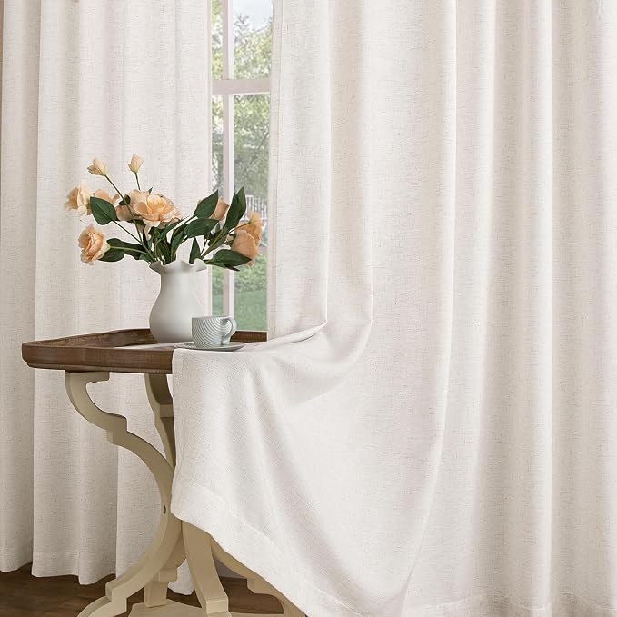 Memory Trained Pinch Pleated Curtains 132 Inches Long, Viral Linen Pinch Pleat - Image 10