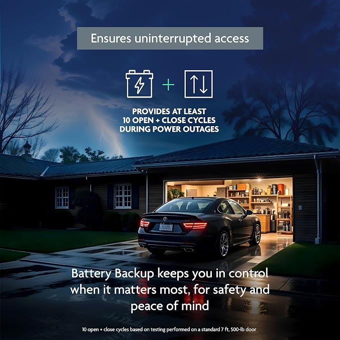 Chamberlain 1/2 HP Chain Drive Smart Garage Door Opener - Image 4