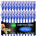 Cat6a Slim Ethernet Patch Cable 10 ft, Cat6a Patch Cable by Lysymixs