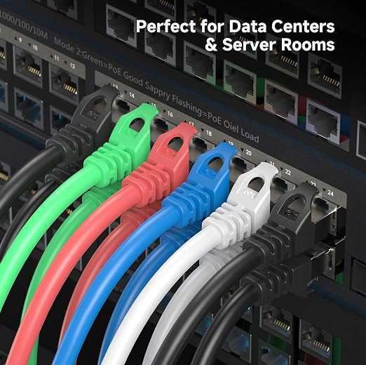 Cable Matters 10Gbps Snagless Long Shielded Cat 6A Ethernet Cable - 125ft - Image 8