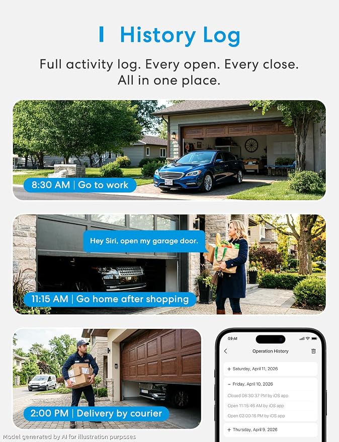 meross Smart Garage Door Opener Remote - Image 8
