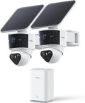 aosu T2 Pro Solar Security Cameras Wireless Outdoor, 2 Cam Kit, 3K Dual Cam No by AOSUSecurityOffical