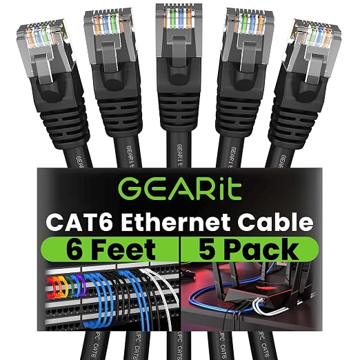 GEARit Cat 6 Ethernet Cable Pack by GEARit