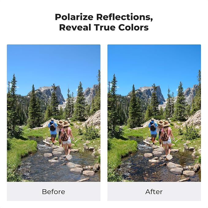 K&F CONCEPT Magnetic 72mm Circular Polarizers Filter - Image 3
