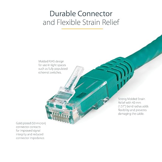 StarTech 1ft CAT6 Ethernet Cable - Image 3