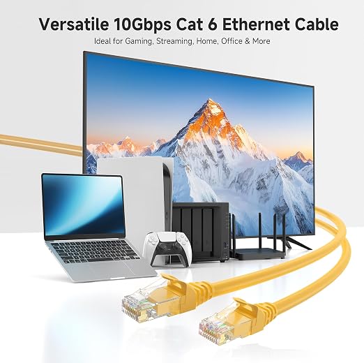 Cable Matters 10Gbps Snagless Cat 6 Ethernet Cable - 50ft - Image 2