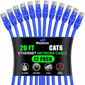 Maximm Cat 6 Ethernet Cable 20 Ft, Cat6 Cable, LAN Cable, Internet Cable by MaximmCable