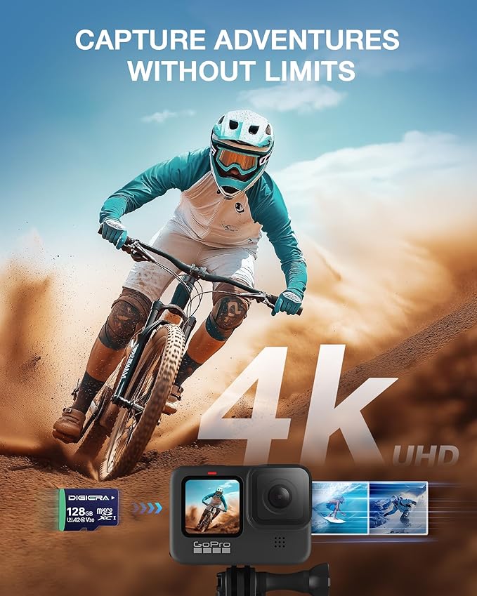 DIGIERA 128GB CT100 microSDXC UHS-I Memory Card - Image 6