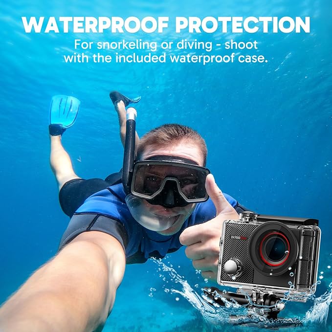 AKASO EK7000 Pro 4K30fps 20MP Action Camera EIS Ultra HD 131FT Waterproof - Image 4