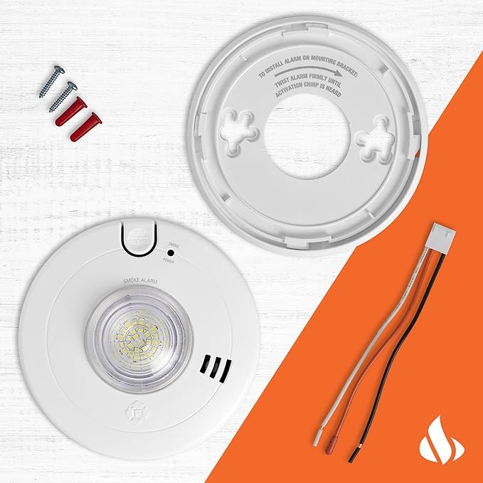First Alert SM110LED-AC, Hardwire Smoke Alarm - Image 3