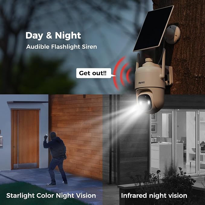 Vicohome 4CQ1 AI 2K Solar Security Camera Wireless Outdoor, Battery Powered - Image 9