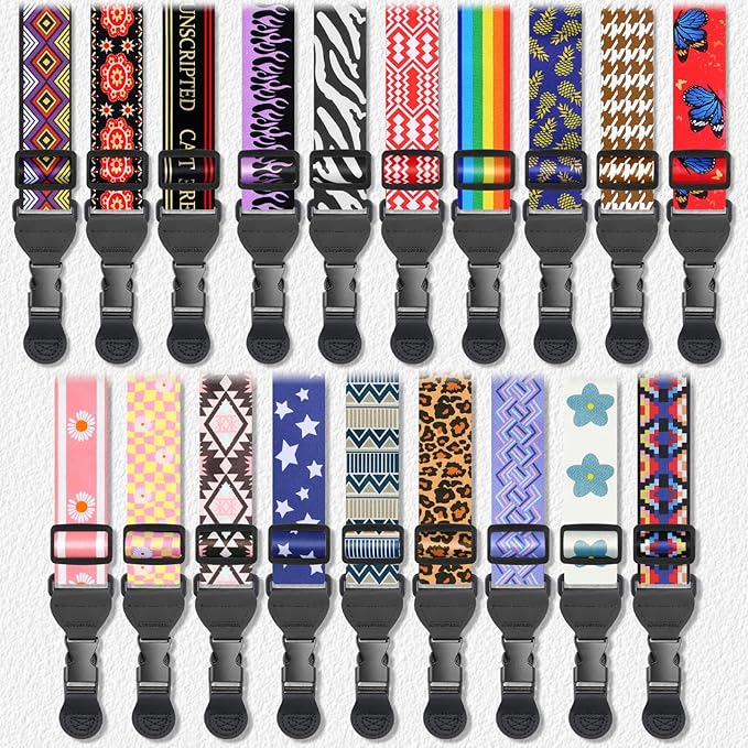 FIEIL Blue Butterfly Shoulder Strap, Adjustable Camera Strap - Image 6