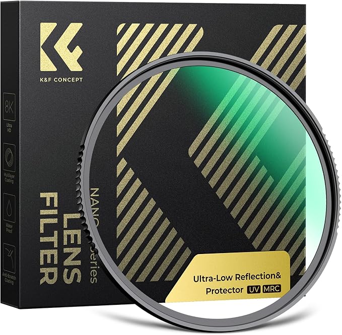 K&F CONCEPT 49mm Shockproof & Ultra Low Reflectivity MCUV Lens Protection Filter by KFCONCEPT