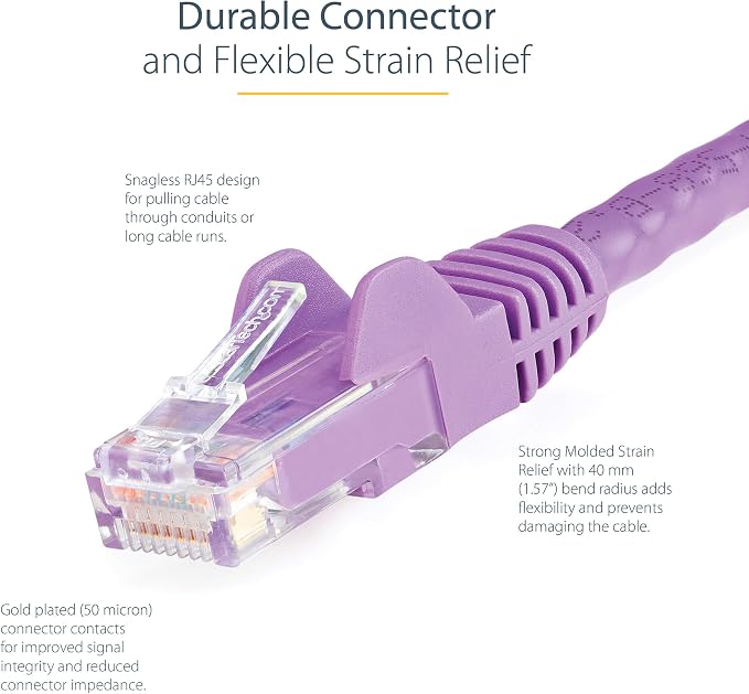 StarTech 14ft CAT6 Ethernet Cable - Image 3